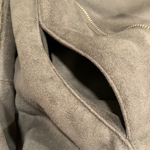 Suede & Fur Coat - Picture 7 of 8